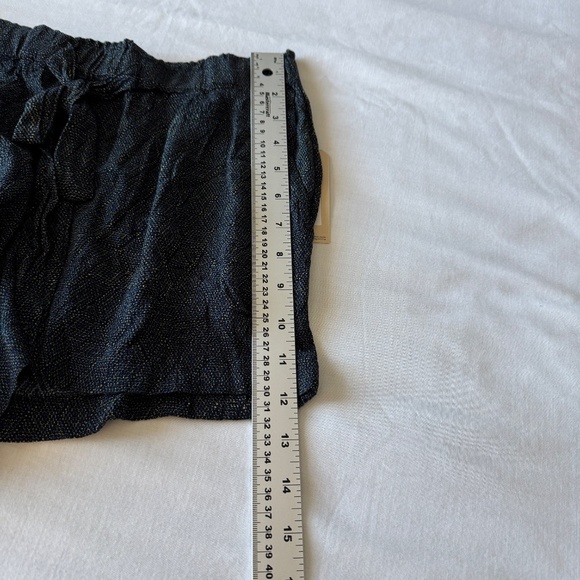 Far West NEW Women's Small Marine Elastic Waist Viscose Shorts Navy Beach Summer - Picture 13 of 14